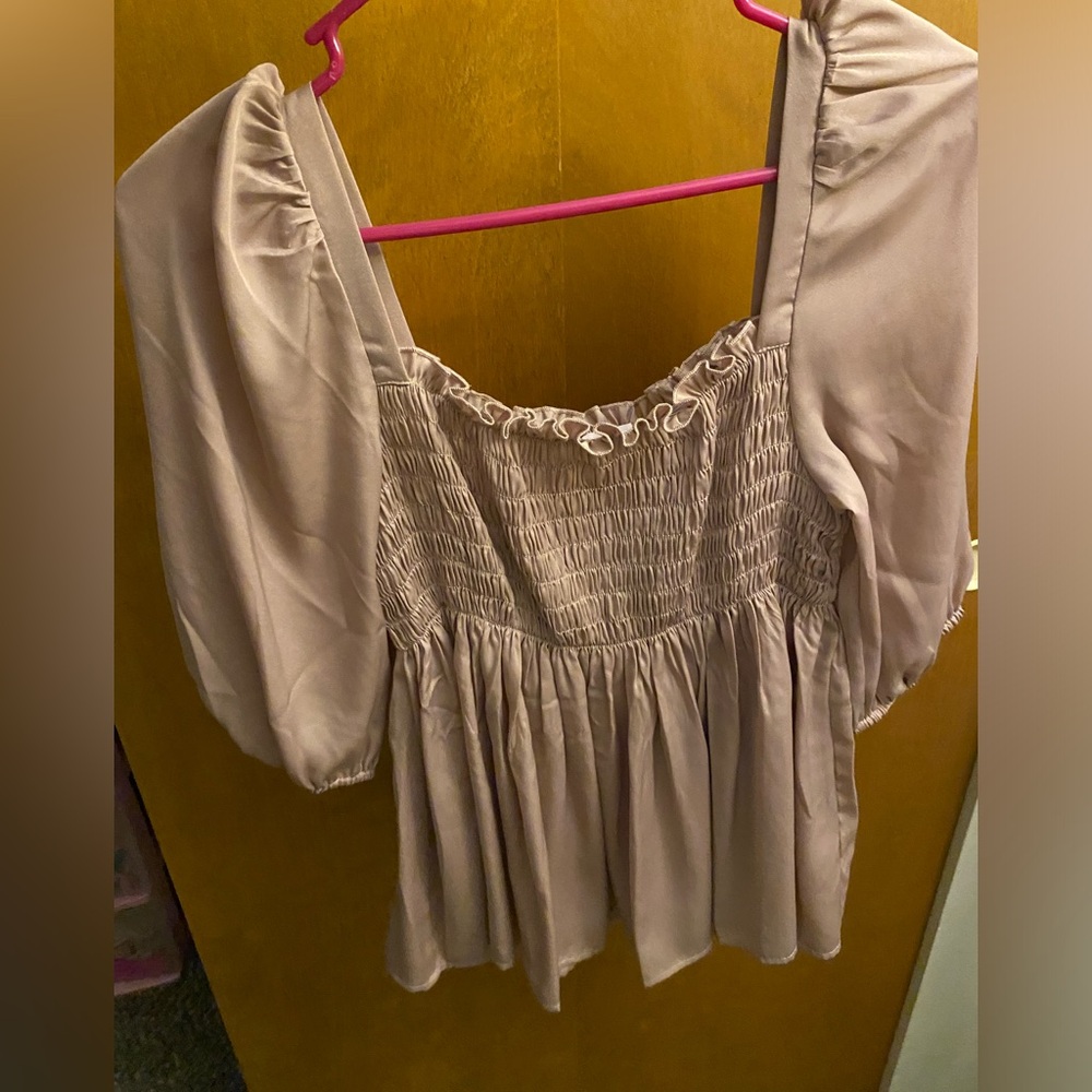Pink Lily Puff Sleeve Top